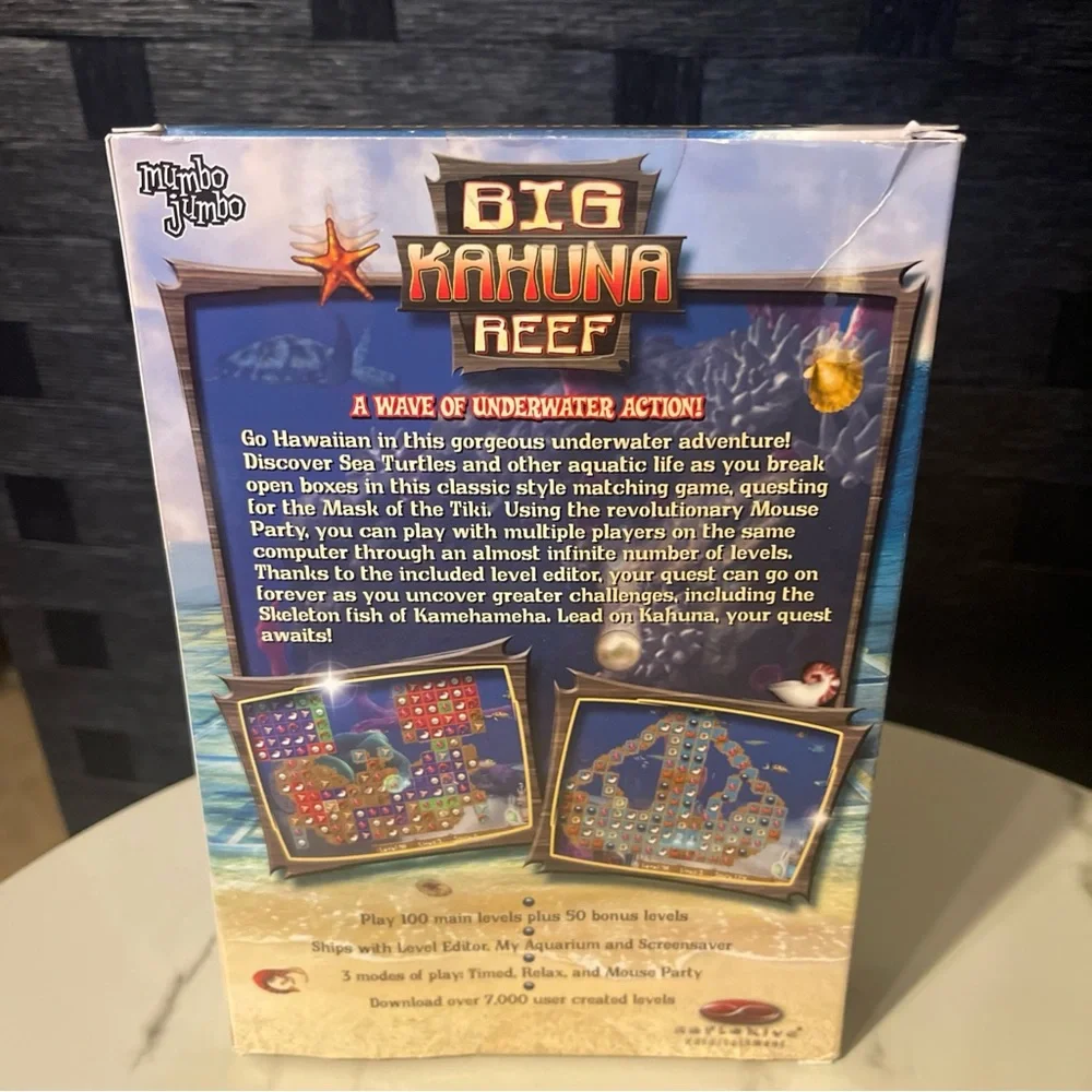 Video Game PC Big Kahuna Reef by Mumbo Jumbo MAC NEW SEALED BOX